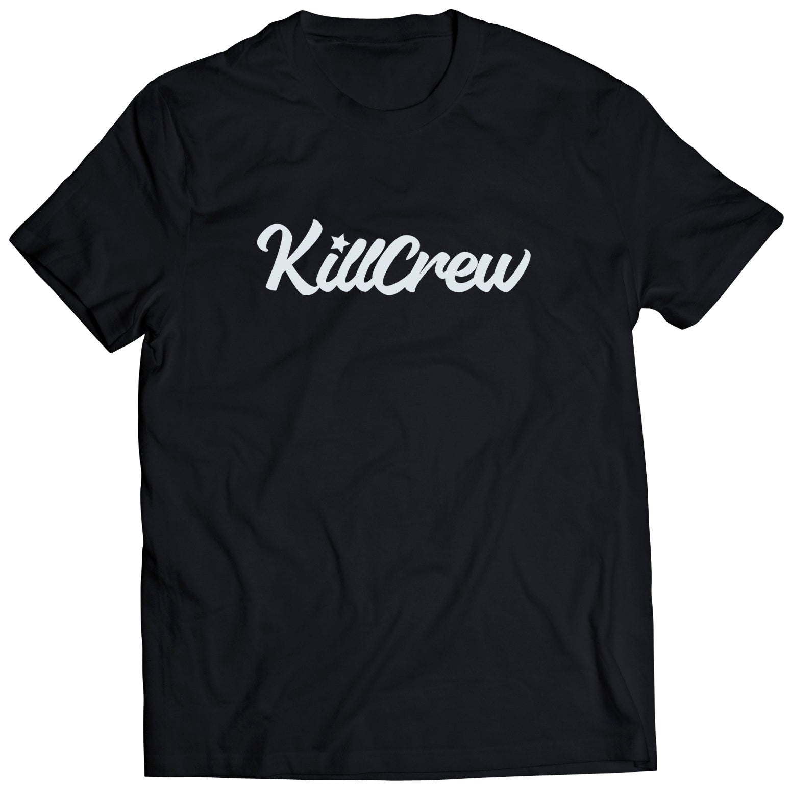 "SCRIPT" T-SHIRT - BLACK / WHITE