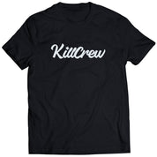 "SCRIPT" T-SHIRT - BLACK / WHITE