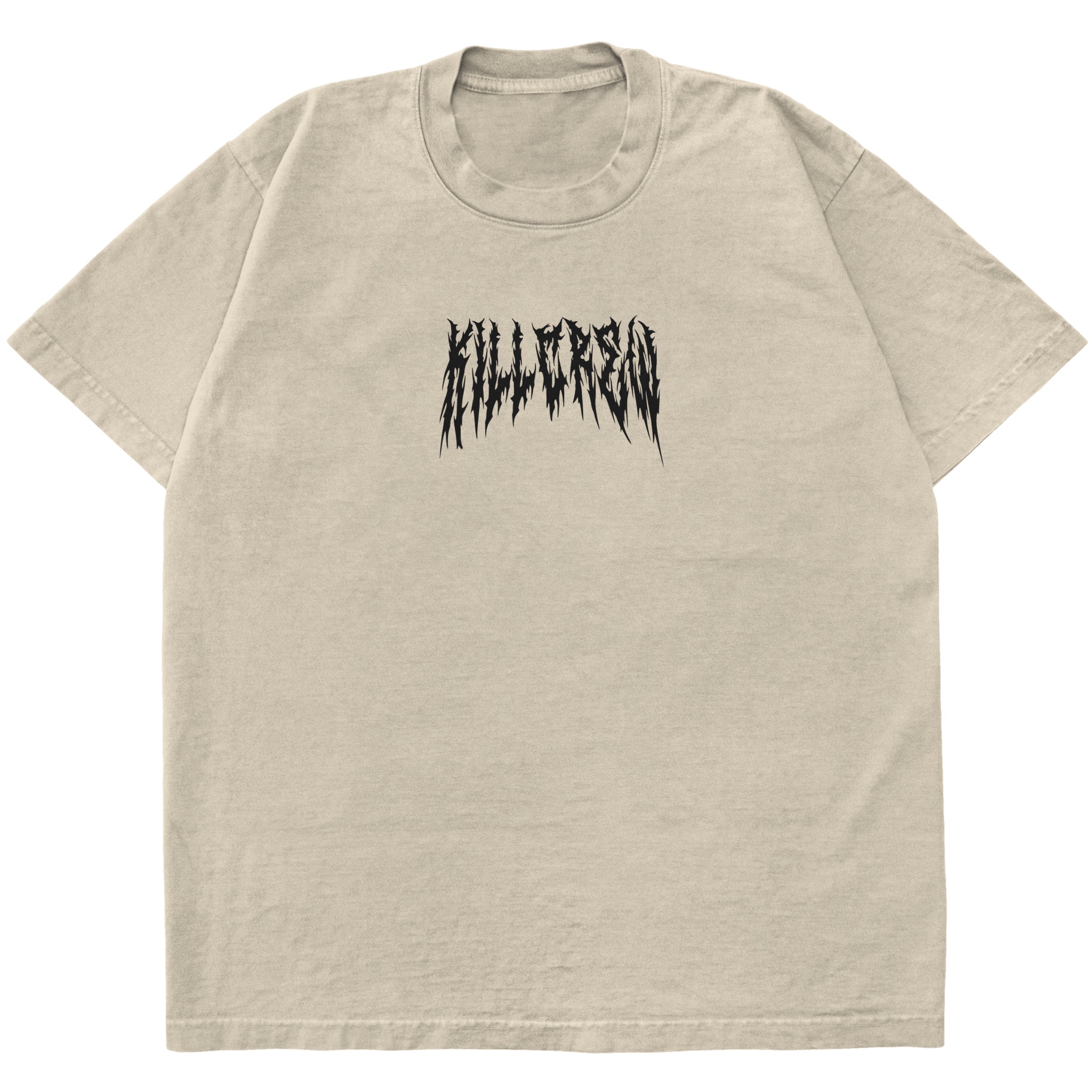 RELAXED FIT "BARBarian" T-SHIRT - CREAM