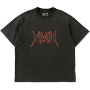 RELAXED FIT LUX CROWN OF THORNS T-SHIRT - BLACK