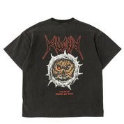 RELAXED FIT LUX CROWN OF THORNS T-SHIRT - BLACK