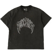 RELAXED FIT LUX EVIL EYE T-SHIRT - BLACK