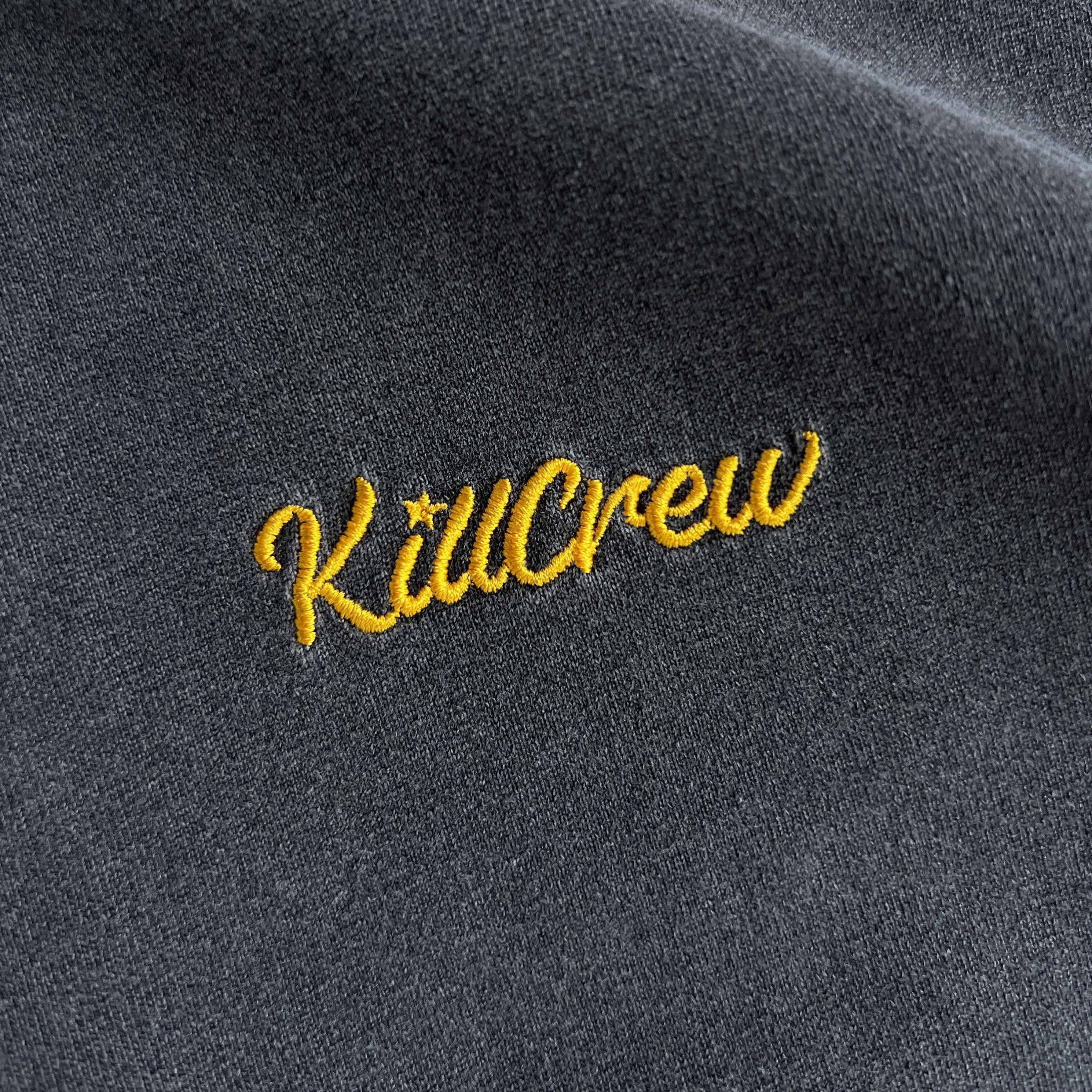 RELAXED FIT LUX SCRIPT T-SHIRT - BLACK / YELLOW