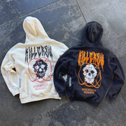 OVERSIZED LUX "BARBARIAN" HOODIE - CREAM