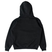 OVERSIZED LUX "FANGS" HOODIE - BLACK / RED