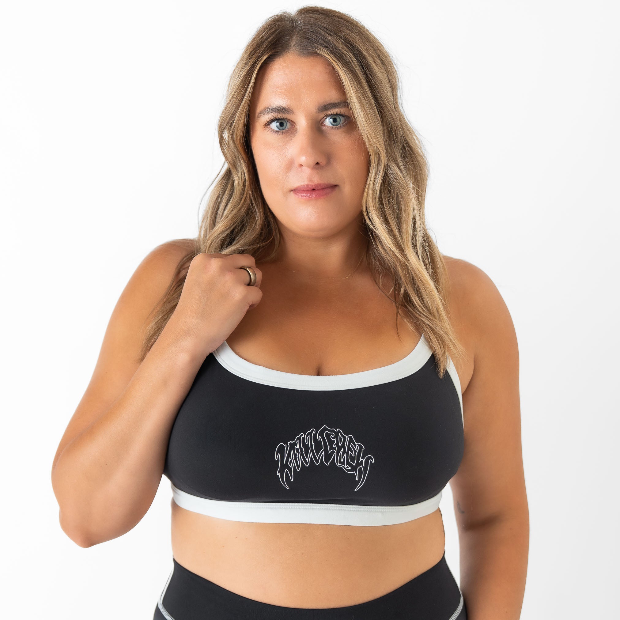 COLOR BLOCK SPORTS BRA - BLACK – Kill Crew
