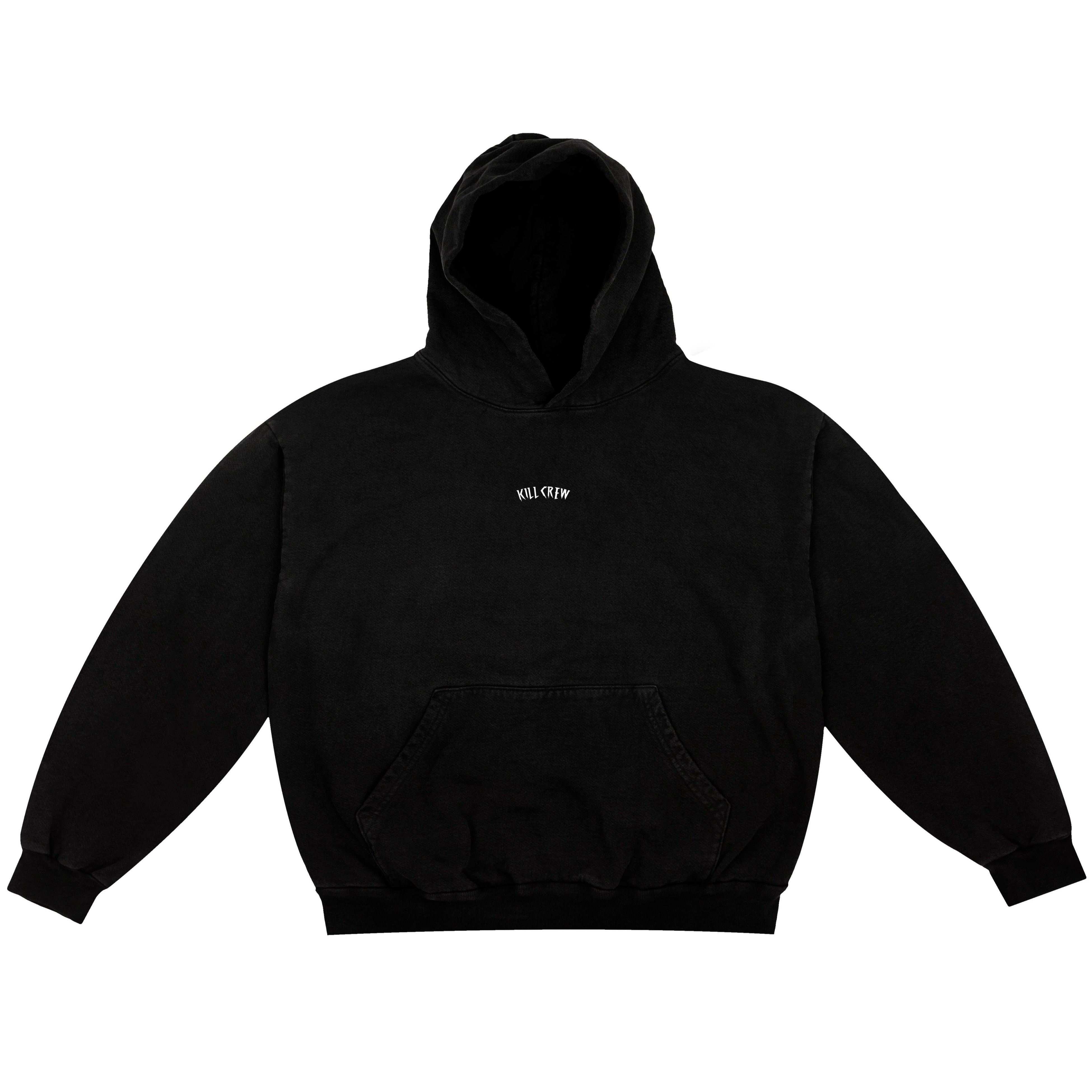 Kill Crew Oversized Lux Simple Hoodie Black 4XL