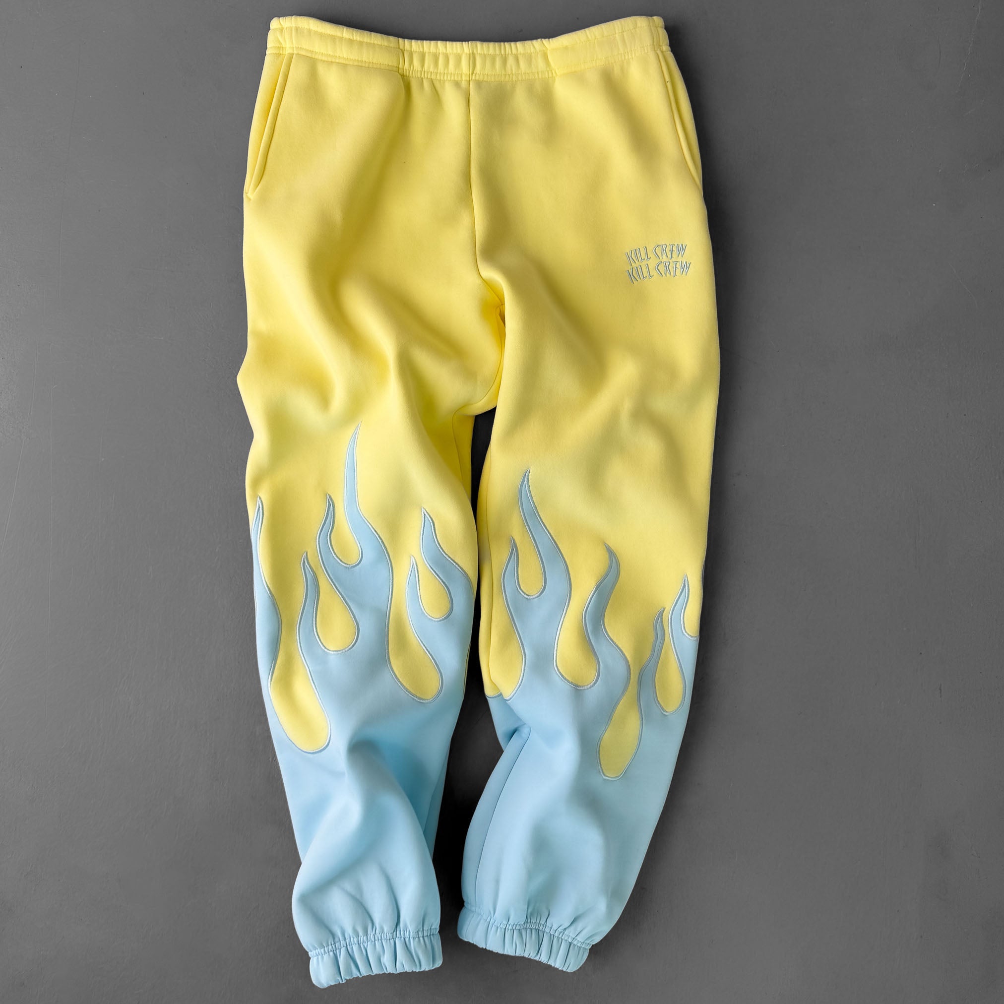 PREMIUM HEATER SWEATS - YELLOW / BLUE