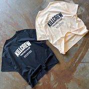 RELAXED FIT RIGOROUS TRAINING T-SHIRT - BLACK / WHITE