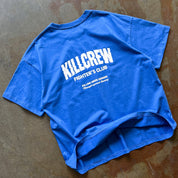 RELAXED FIT RIGOROUS TRAINING T-SHIRT - BLUE / WHITE