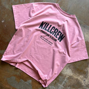 RELAXED FIT RIGOROUS TRAINING T-SHIRT - ROSE / BLACK