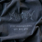 RELAXED FIT LUX "COMFORT ZONE" T-SHIRT - BLACKOUT