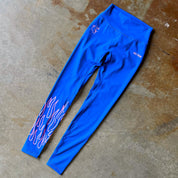 FLAME LEGGINGS - BLUE / PINK