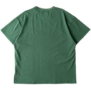 RELAXED FIT LUX SCRIPT T-SHIRT - GREEN / YELLOW