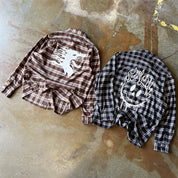 WAR WOLF FLANNEL - BROWN
