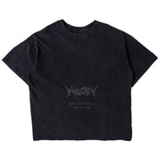 RELAXED FIT LUX "COMFORT ZONE" T-SHIRT - BLACKOUT