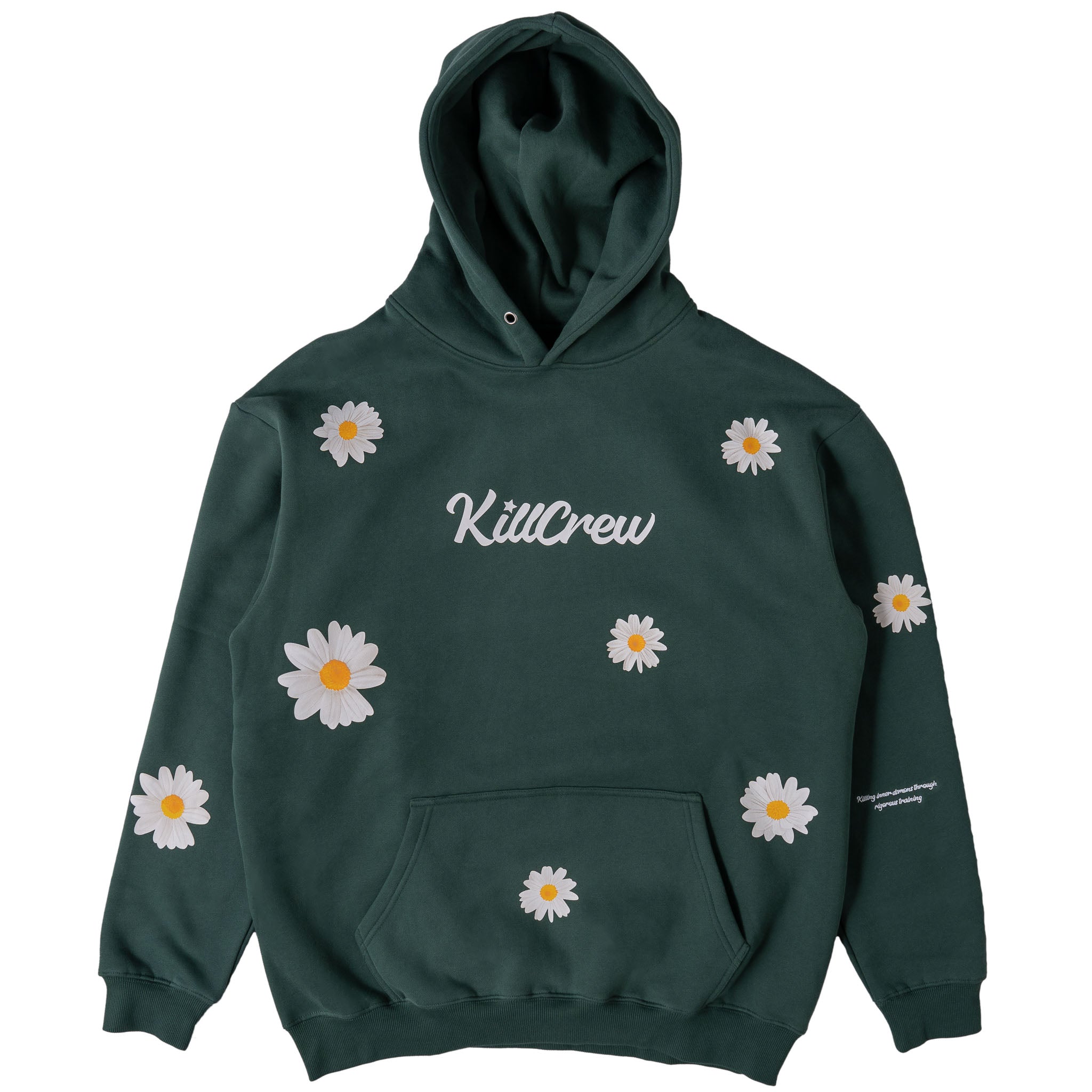OVERSIZED LUX "DAISY" HOODIE - GREEN