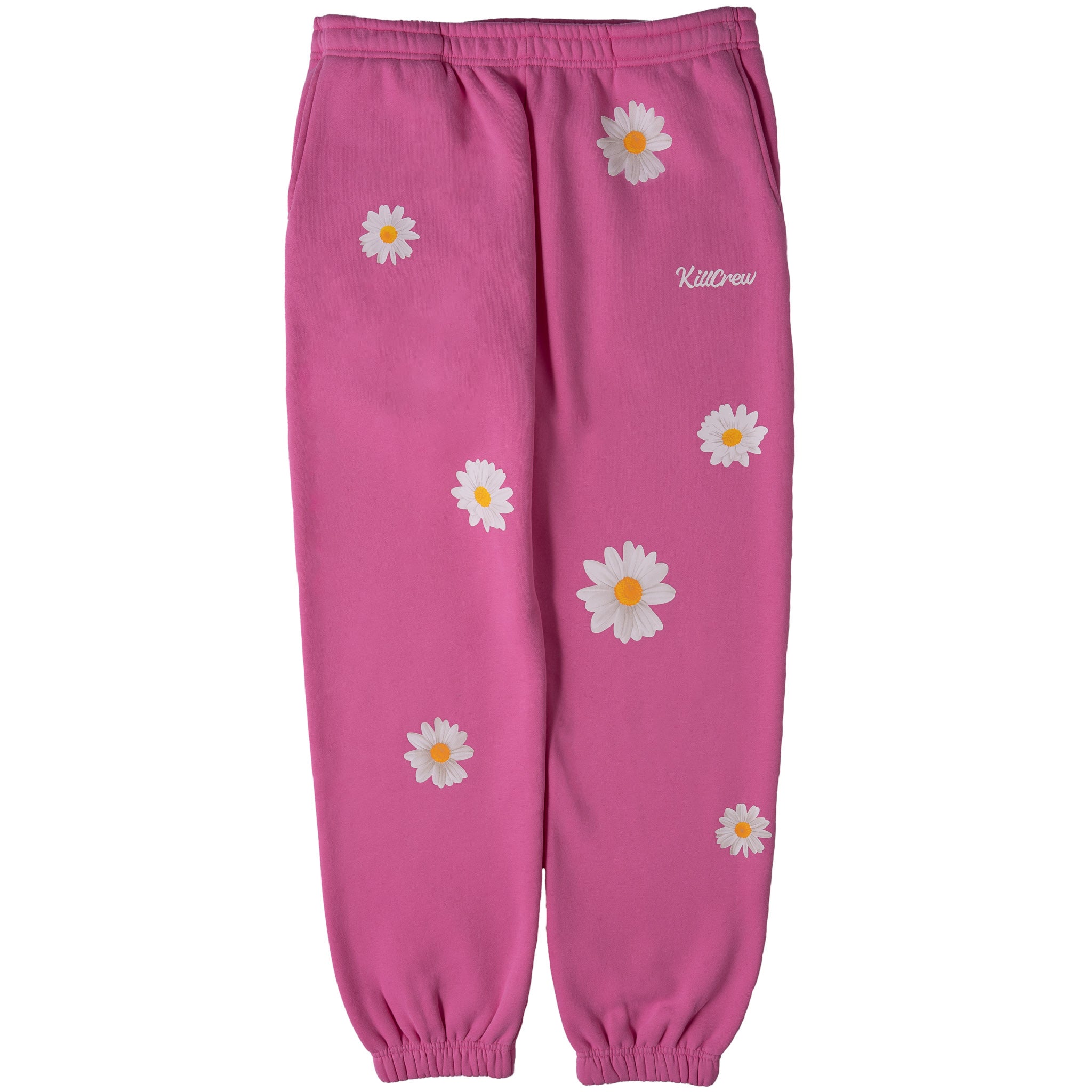 OVERSIZED LUX "DAISY" SWEATPANTS - PINK