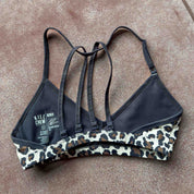 MEDIUM SUPPORT SPORTS BRA - LEOPARD