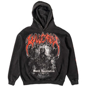 OVERSIZED LUX "GHOUL" HOODIE - BLACK