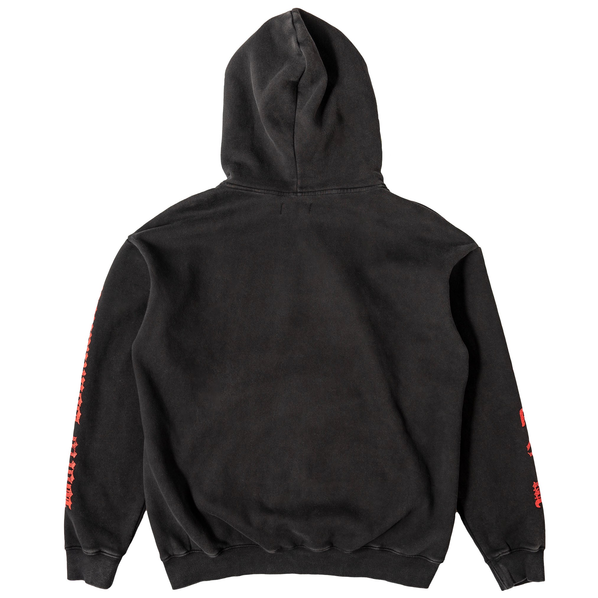 OVERSIZED LUX "GHOUL" HOODIE - BLACK
