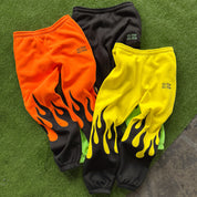 PREMIUM HEATER SWEATS - BLACK / GREEN