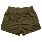 MUAY THAI SHORTS (MID THIGH CUT) v1 - OLIVE