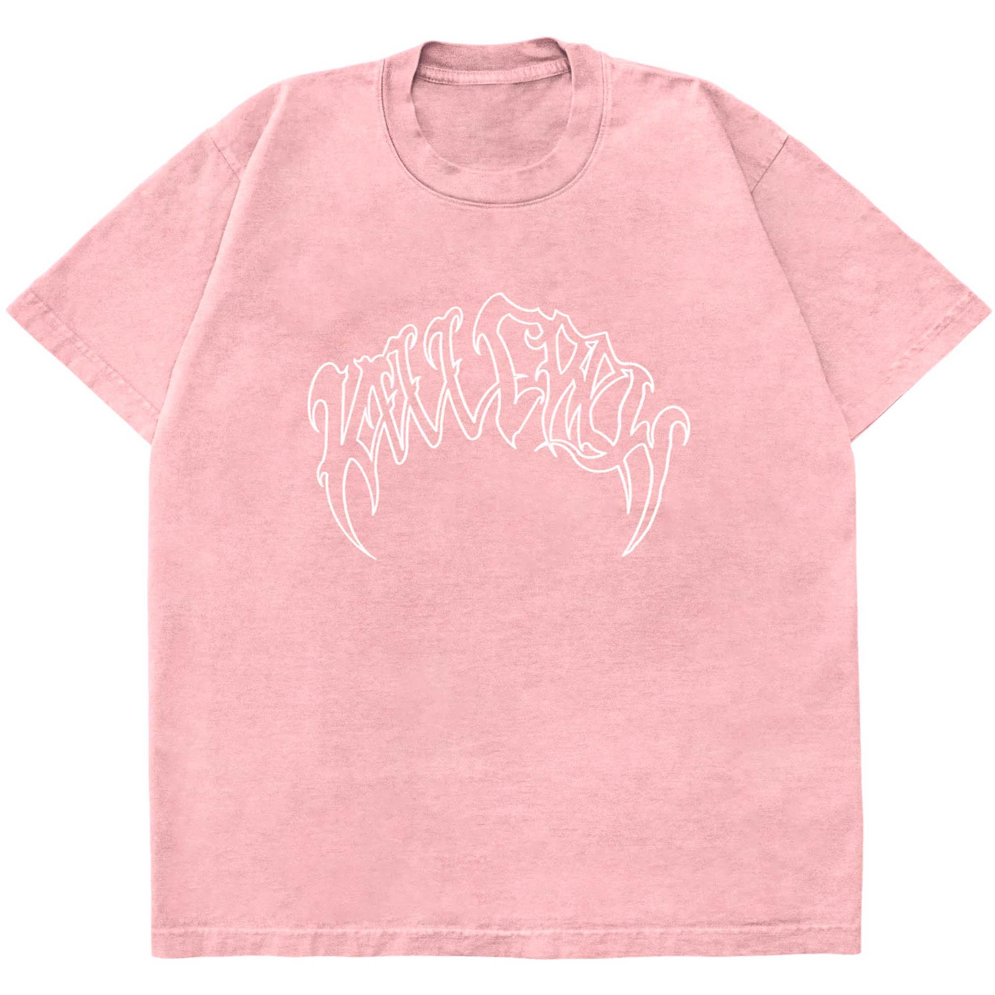 OVERSIZED "CLASSIC" T-SHIRT - PINK / WHITE