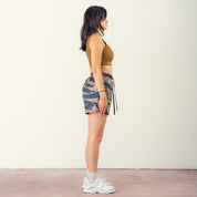 KILL CREW RIBBED SPORTS BRA - BROWN