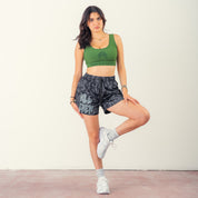 KILL CREW RIBBED SPORTS BRA - GREEN