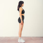 KILL CREW RIBBED SPORTS BRA - BLACK