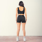 KILL CREW RIBBED SPORTS BRA - BLACK