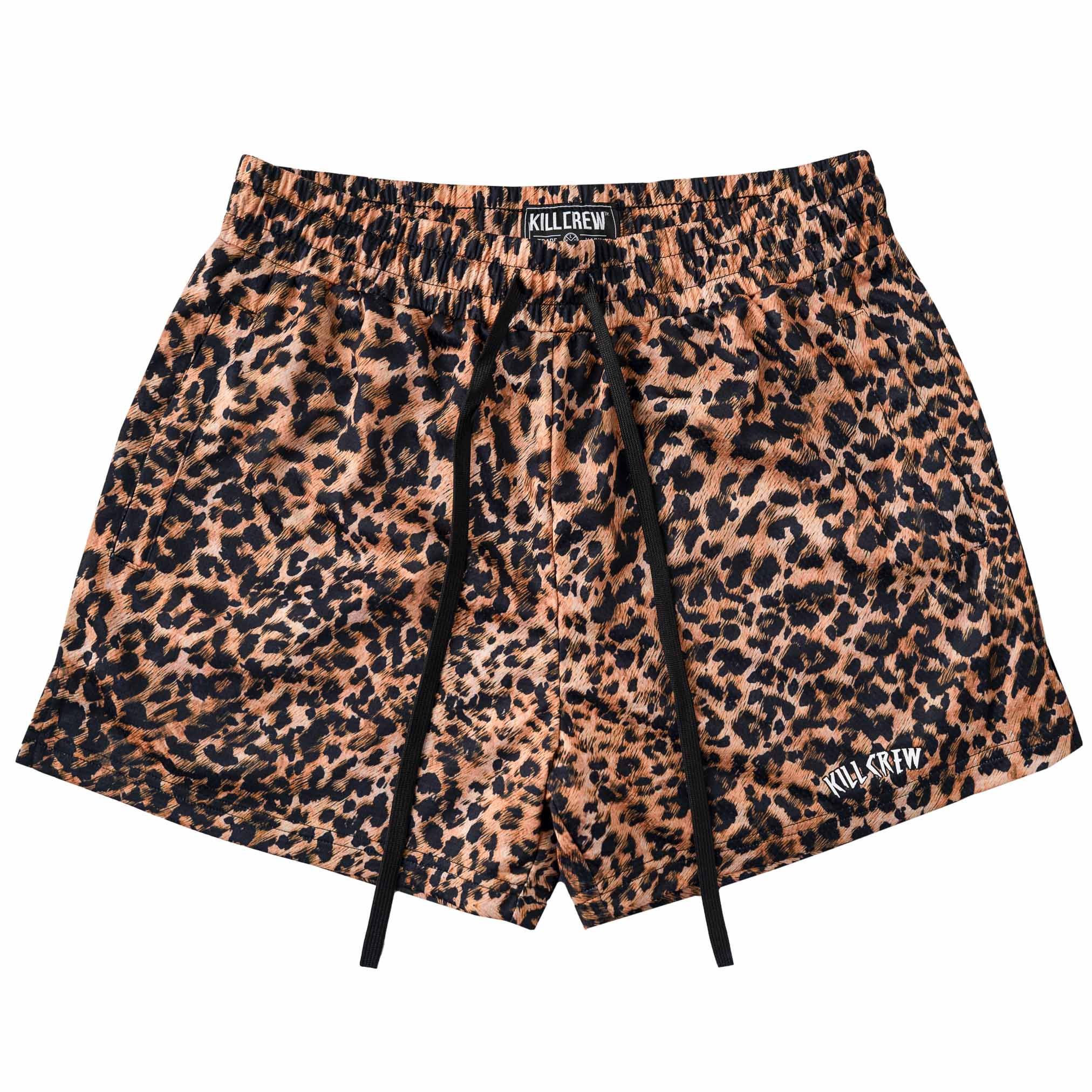 MUAY THAI SHORTS (MID THIGH CUT) - LEOPARD V2 – Kill Crew