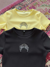 KILL CREW RIBBED BABY TEE - BLACK