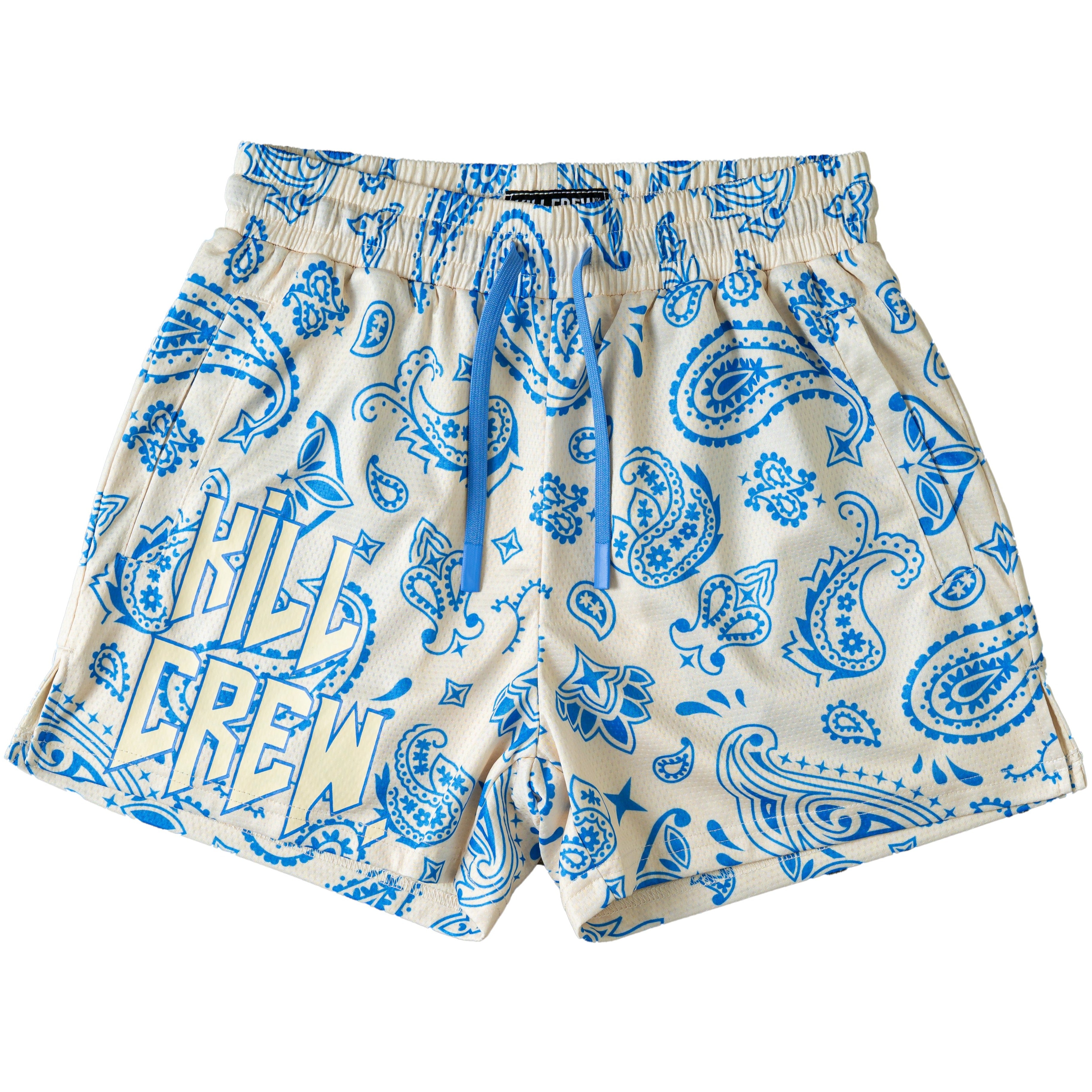White Bandana Muay Thai Boxing Shorts