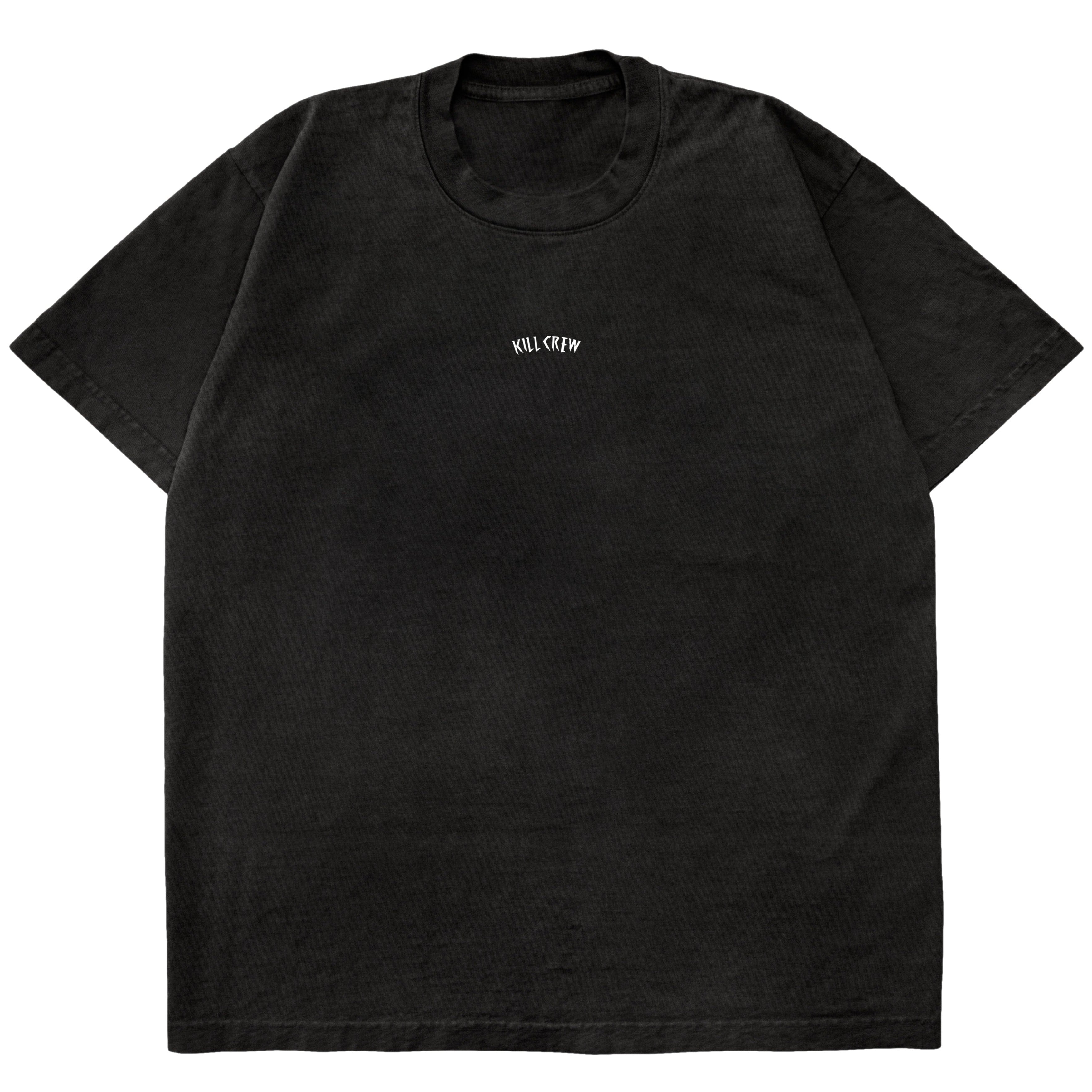 RELAXED FIT LUX "SIMPLE" T-SHIRT - BLACK