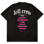 RELAXED FIT INNER DEMONS TOUR T-SHIRT - BLACK / WHITE