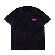 RELAXED FIT RIGOROUS TRAINING T-SHIRT - BLACK / PINK