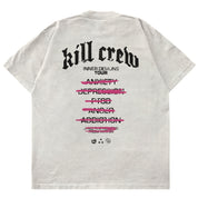 RELAXED FIT INNER DEMONS TOUR T-SHIRT - CREAM