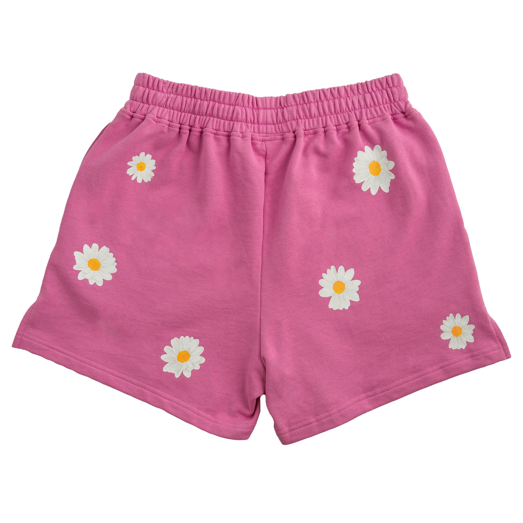 COTTON SHORTS (MID THIGH CUT) DAISY - PINK