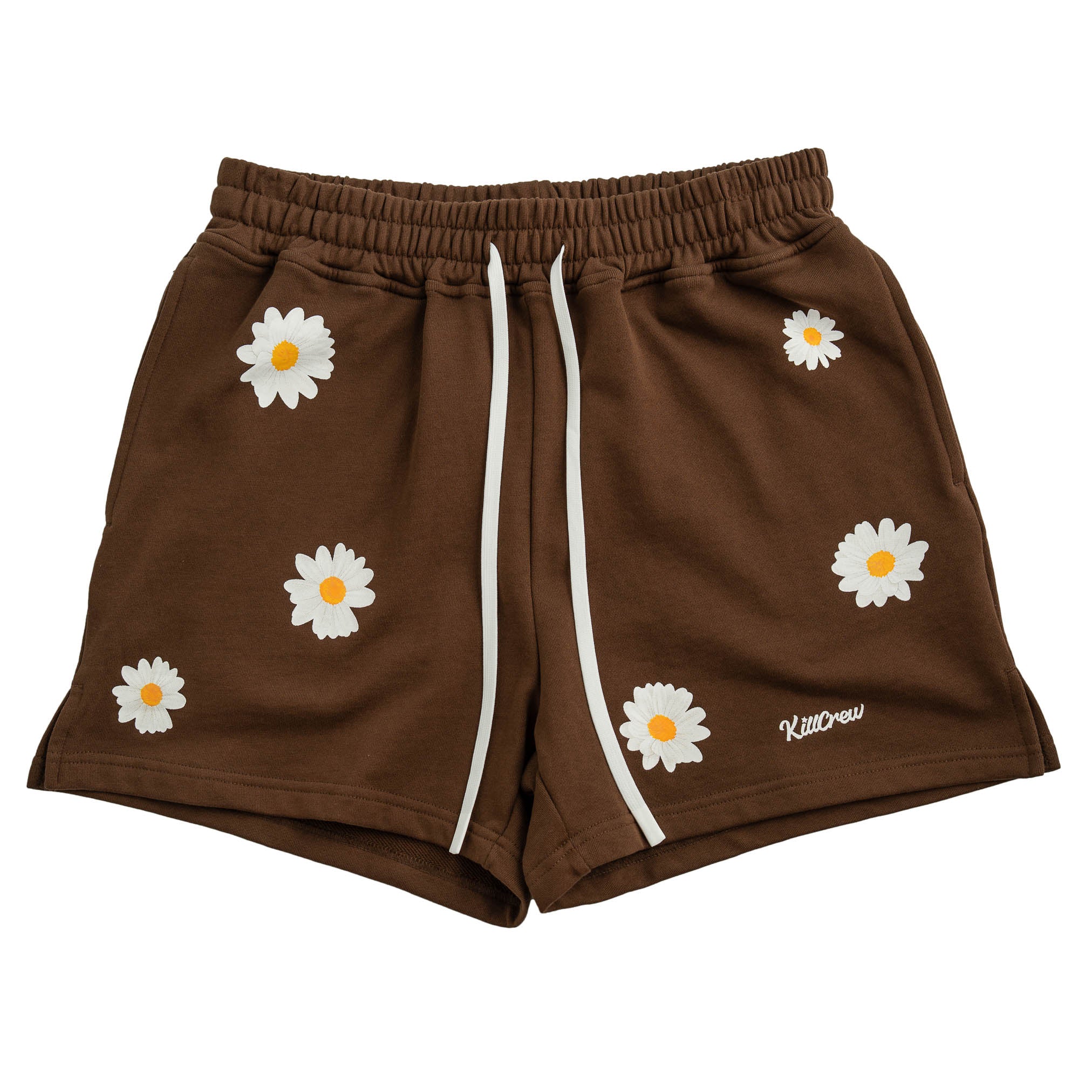 COTTON SHORTS (MID THIGH CUT) DAISY - BROWN – Kill Crew