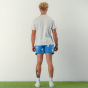 COTTON SHORTS (MID THIGH CUT) DAISY - BLUE