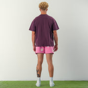 COTTON SHORTS (MID THIGH CUT) DAISY - PINK