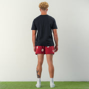 COTTON SHORTS (MID THIGH CUT) DAISY - MAROON