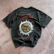 RELAXED FIT LUX CROWN OF THORNS T-SHIRT - BLACK