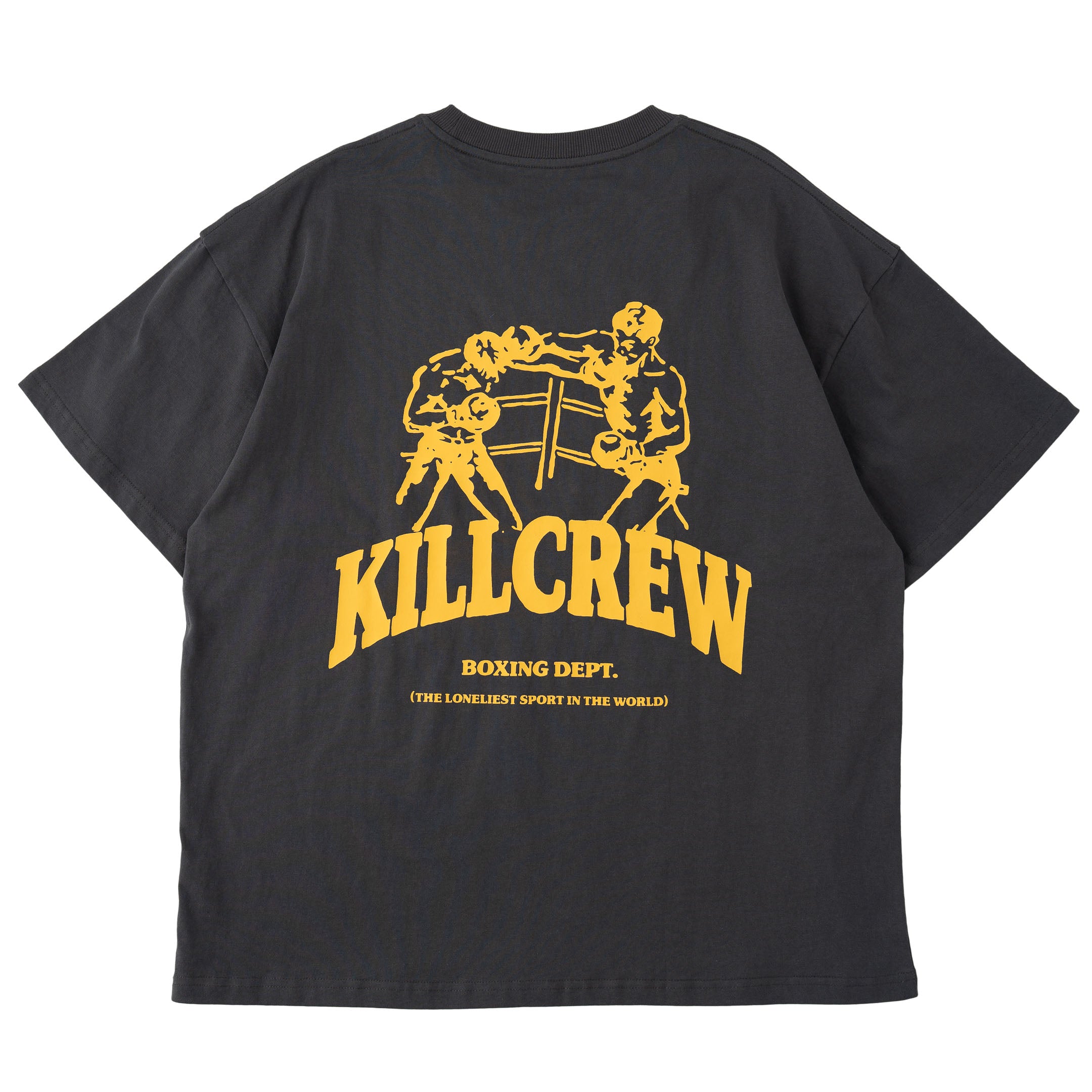 RELAXED FIT BOXING DEPARTMENT T-SHIRT - GUNMETAL / GOLD – Kill Crew