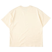 NATURAL COTTON PSYCHOTIC CLOWN T-SHIRT - CREAM