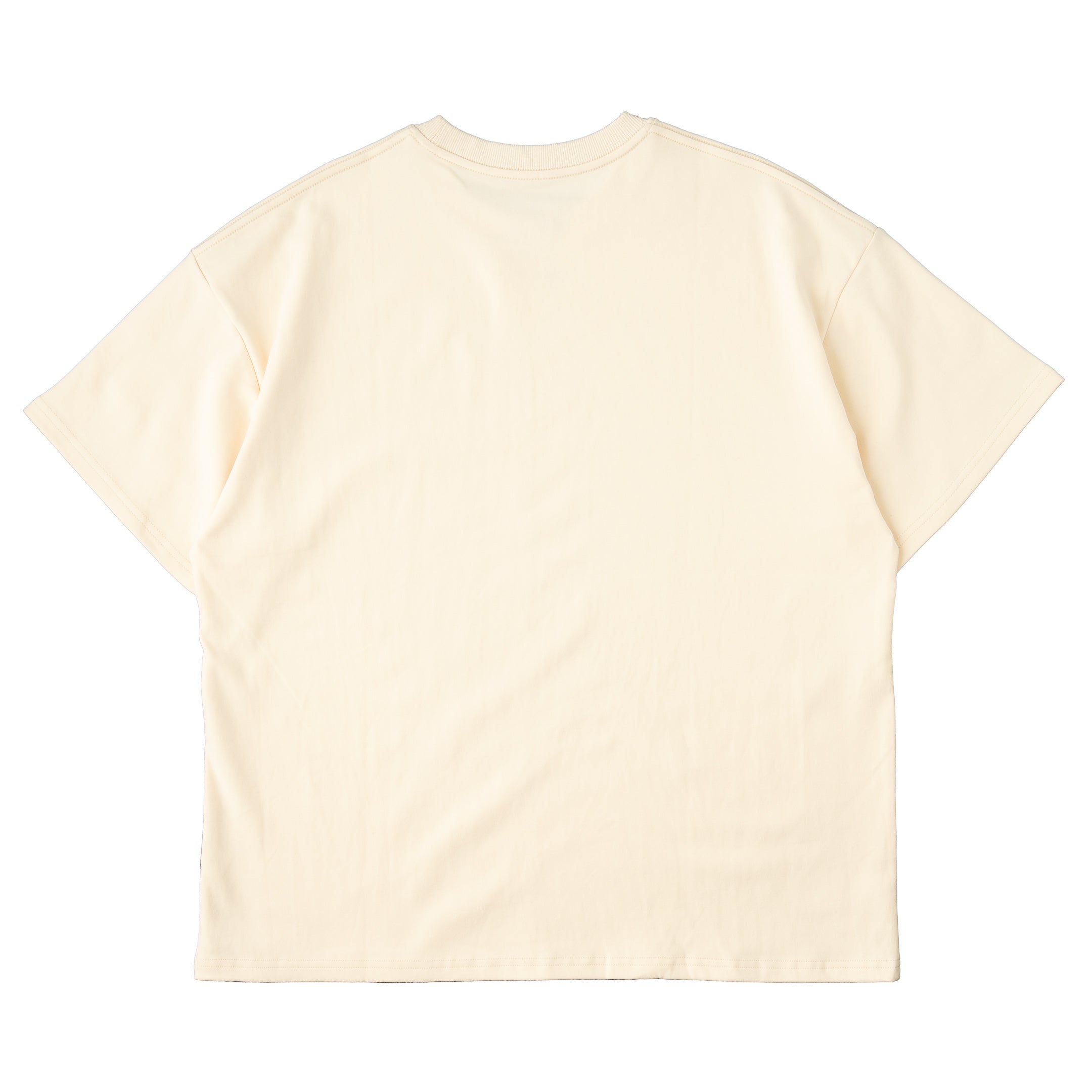 NATURAL COTTON PSYCHOTIC CLOWN T-SHIRT - CREAM