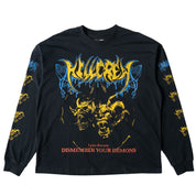 DISMEMBER YOUR DEMONS LONG SLEEVE T-SHIRT - BLACK