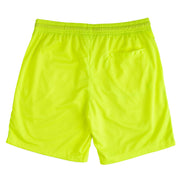 RELAXED CUT FLAME SHORTS - NEON YELLOW / BLACK